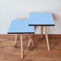 HANAH HOME Pomoćni stočić 2SHP220 Blue - slika 1