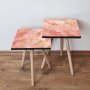 HANAH HOME Pomoćni stočić 2SHP218 Salmon - slika 1