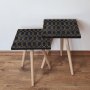 HANAH HOME Pomoćni stočić 2SHP154 Navy Blue - slika 1
