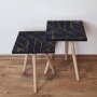 HANAH HOME Sto 2SHP156 Navy Blue - slika 1
