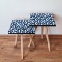 HANAH HOME Pomoćni stočić 2SHP157 Navy Blue - slika 1