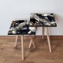 HANAH HOME Pomoćni stočić 2SHP159 Black - slika 1