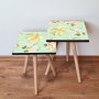 HANAH HOME Pomoćni stočić 2SHP168 Multicolor - slika 1