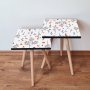 HANAH HOME Pomoćni stočić 2SHP172 White - slika 1