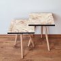 HANAH HOME Pomoćni stočić 2SHP173 Beige - slika 1