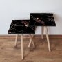 HANAH HOME Pomoćni stočić 2SHP181 Black - slika 1
