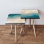 HANAH HOME Pomoćni stočić 2SHP182 Blue - slika 1