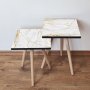 HANAH HOME Pomoćni stočić 2SHP183 White - slika 1