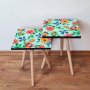 HANAH HOME Pomoćni stočić 2SHP196 Multicolor - slika 1