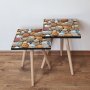 HANAH HOME Pomoćni stočić 2SHP21 Orange - slika 1