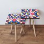 HANAH HOME Pomoćni stočić 2SHP215 Multicolor - slika 1