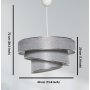OPVIQ Luster Couper Grey Silver - slika 3