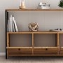 HANAH HOME Komoda Nero v2 Walnut - slika 3