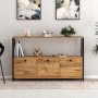 HANAH HOME Komoda Nero v2 Walnut - slika 2