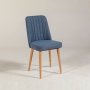 HANAH HOME Stolica Vina Sandalye Dark Blue Atlantic - slika 1
