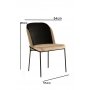 HANAH HOME Stolica DR 145 V2 ( 2 kom ) - slika 5