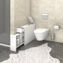 HANAH HOME Kupatilski ormarić Smart White - slika 1