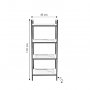 HANAH HOME Polica Stralsund L2039 - slika 5