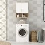 HANAH HOME Polica Voda Sapphire Oak White - slika 3