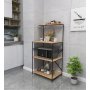 HANAH HOME Kuhinjska polica Anemon Black Pine - slika 2