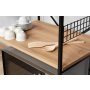 HANAH HOME Kuhinjska polica Anemon Black Pine - slika 4