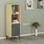 HANAH HOME Kupatilski ormarić Alone Sapphire Oak Anthracite - slika 3