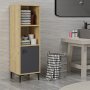 HANAH HOME Kupatilski ormarić Alone Sapphire Oak Anthracite - slika 1