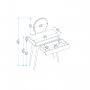 HANAH HOME Siena Light Walnut - slika 5