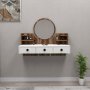 HANAH HOME Polina Light Walnut White - slika 3
