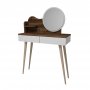 HANAH HOME Gutty Light Walnut White - slika 4