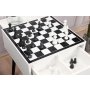 HANAH HOME Sto za dnevnu sobu Chesso Black White - slika 5