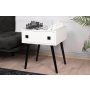 HANAH HOME Sto za dnevnu sobu Chesso Black White - slika 1