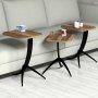 HANAH HOME Pomoćni stočić Pion Walnut - slika 3