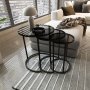 HANAH HOME Sto za dnevnu sobu Alya Black - slika 3