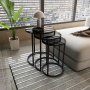 HANAH HOME Sto za dnevnu sobu Alya Black - slika 1