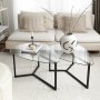 HANAH HOME Sto za dnevnu sobu Bellisimo Black (2 kom) - slika 4