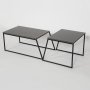 HANAH HOME Sto za dnevnu sobu Pal Orta Sehpa Anthracite (2 komada) - slika 4