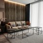 HANAH HOME Sto za dnevnu sobu Defne Anthracite (3 komada) - slika 2
