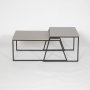 HANAH HOME Sto za dnevnu sobu Pal Orta Sehpa Light Mocha ( 2 kom ) - slika 2