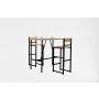 HANAH HOME Tibet Oak ( sto + 2 stolice ) - slika 3