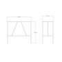 HANAH HOME Tibet Oak ( sto + 2 stolice ) - slika 4