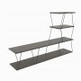 HANAH HOME Basak Anthracite (3 police) - slika 4