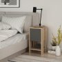 HANAH HOME Komoda Ema Oak Anthracite - slika 2