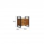 HANAH HOME Nero Pier Walnut - slika 5
