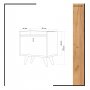 HANAH HOME Komoda Dopo - slika 4