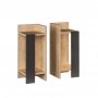 HANAH HOME Elos Oak Anthracite (2 komada) - slika 1