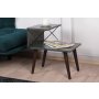 HANAH HOME Komoda Cross Anthracite - slika 2