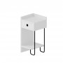 HANAH HOME Komoda Cactus Right White - slika 1