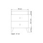 HANAH HOME Komoda Tango 601 White - slika 3