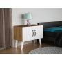 HANAH HOME Komoda Bellini v2 White Walnut - slika 2